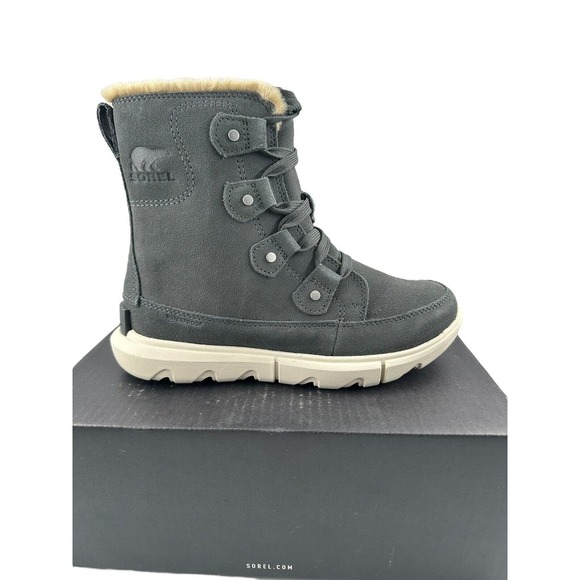 Sorel Women's Explorer Next Joan Waterproof Insulated Boot - Grill/Fawn NWB 6.5 - Picture 6 of 16